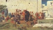 Eugene Fromentin Moorish Burial (san25) Spain oil painting artist